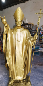 Seminário de Toledo - PR  João Paulo II - Resina e Fibra de Vidro - Altura 2 metros